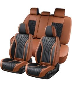 Fundas de asiento de cuero FLORICH, juego -Marrón