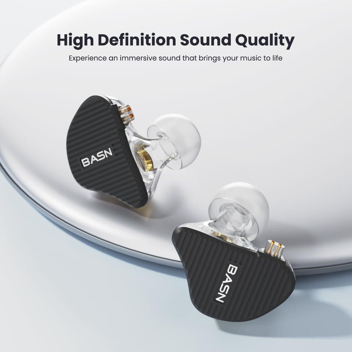 BASN Mix-PD in Ear Monitor,1Planar Driver + 1Dynamic Driver - Imagen 3