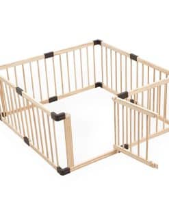 Corralito de madera MEWANG para bebés y -MADERA NOBLE
