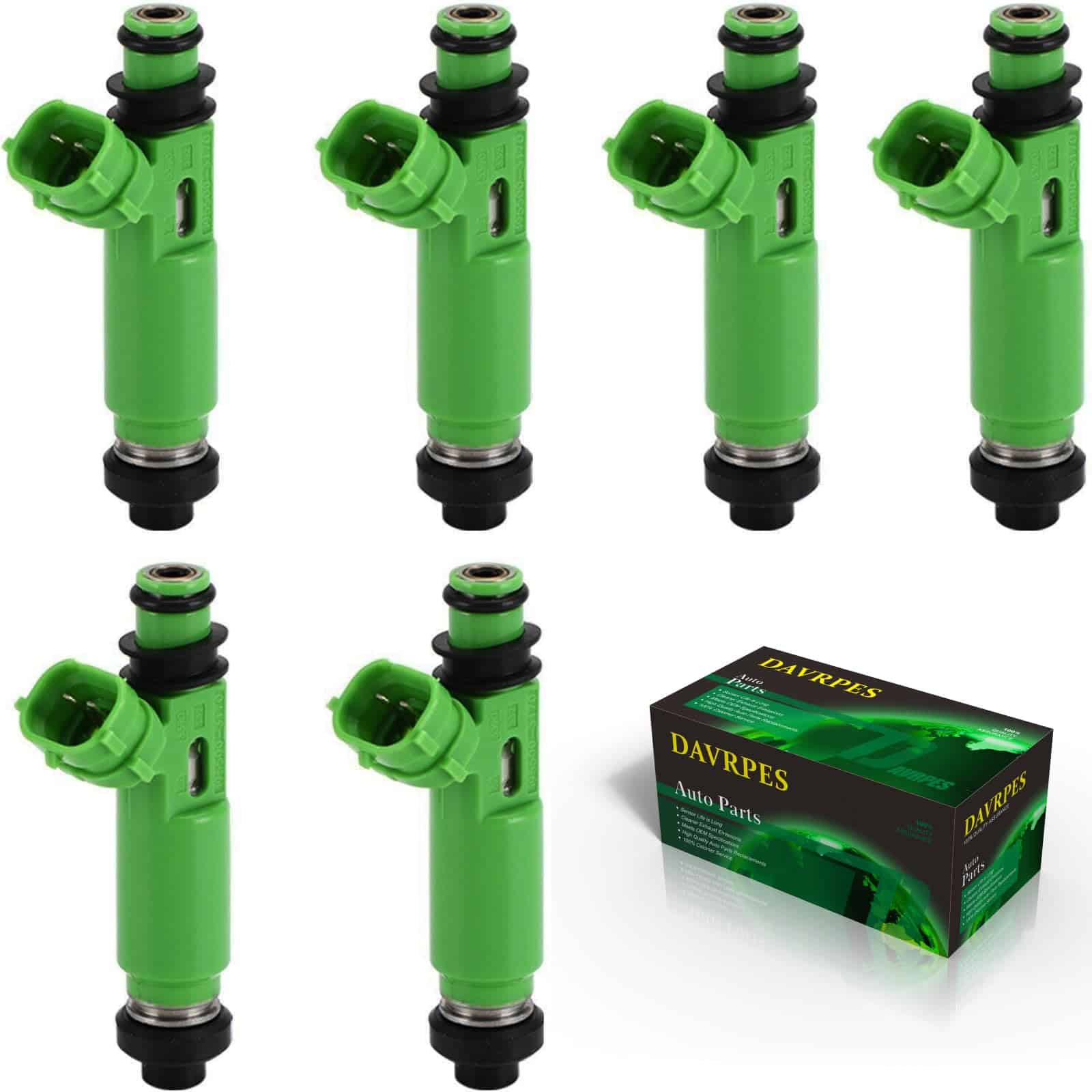 DAVRPES 6PCS FJ383 195500-3170 Inyectores de Combustible 4