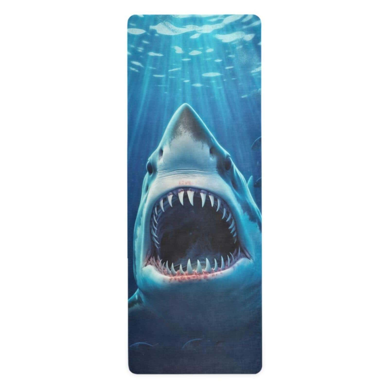 Tapete de Yoga Boca de Tiburón 71" x 26" para Mujeres y