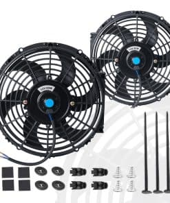 Ventilador Eléctrico Delgado Universal para Radiador de 10
