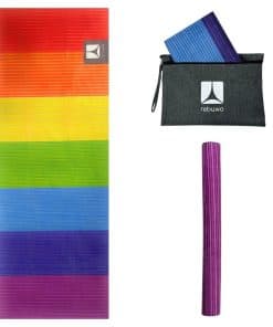 Tapete de Yoga Rebuwo, Tapete de Viaje para Yoga & Pilates,