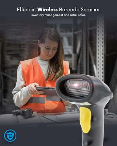 Escáner de códigos de barras y QR inalámbrico | Entrada USB - Imagen 3
