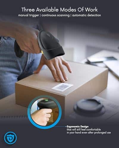 Escáner de códigos de barras y QR inalámbrico | Entrada USB - Imagen 6