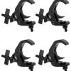 QWORK Abrazadera de Truss para Luces de Escenario, 4 Pack
