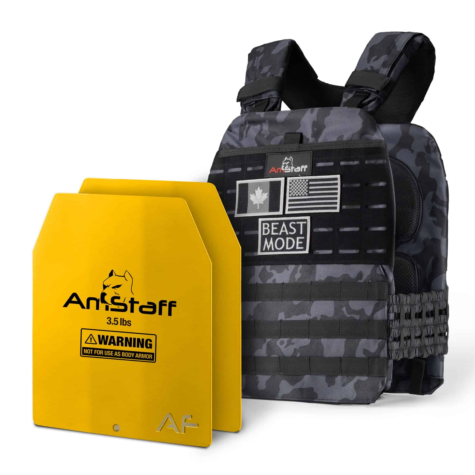 Chaleco de Peso Amstaff - Chalecos Ajustables para Hombres