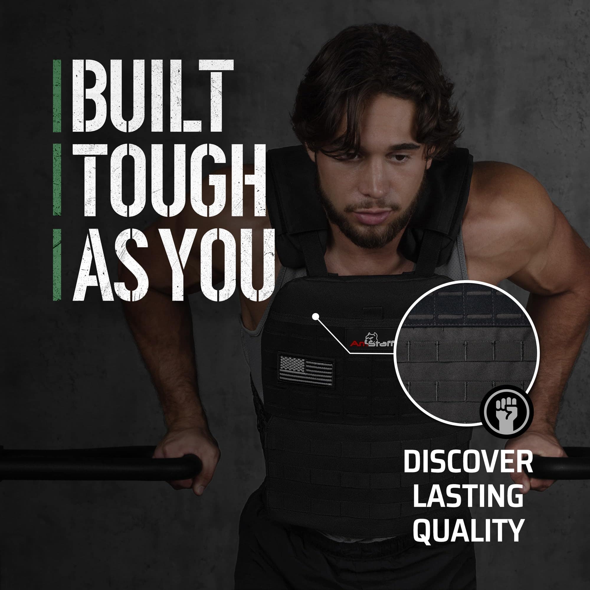 Chaleco de Peso Amstaff - Chalecos Ajustables para Hombres - Imagen 5