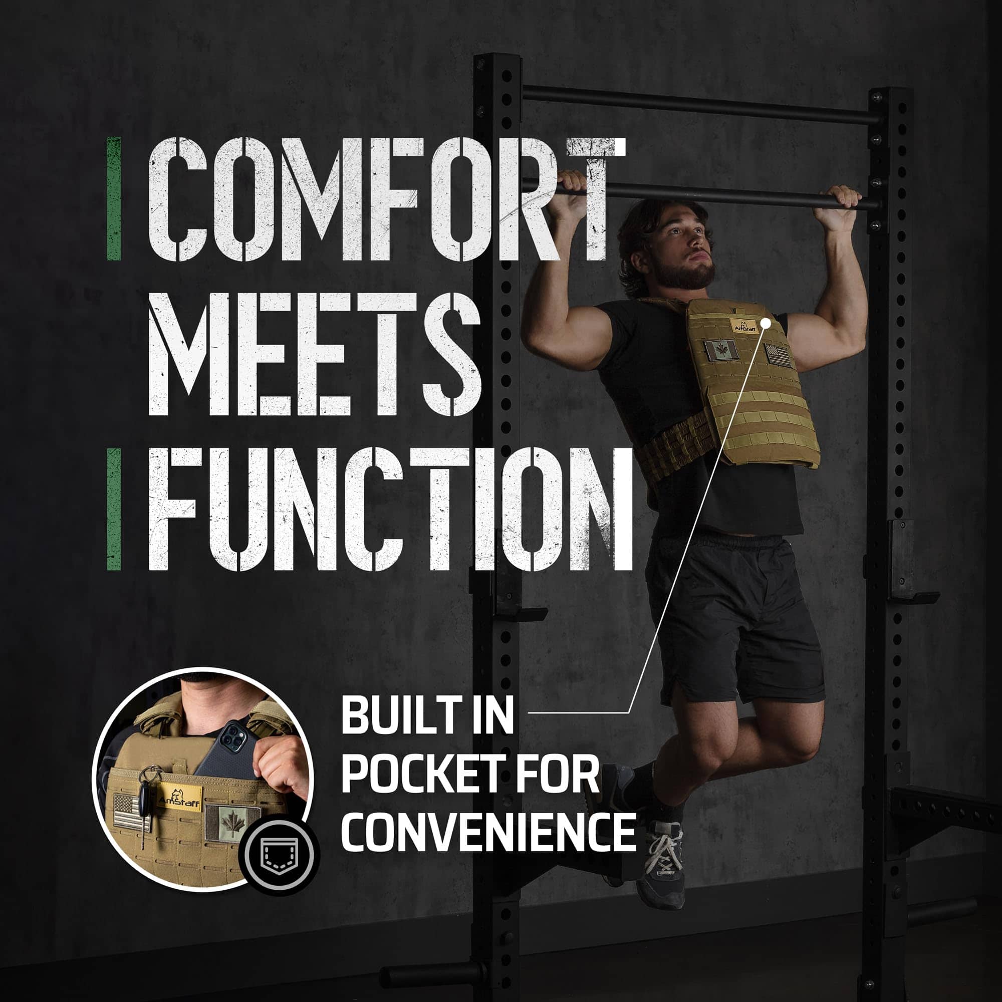 Chaleco con Peso Amstaff - Chalecos Ajustables para Hombres - Imagen 6