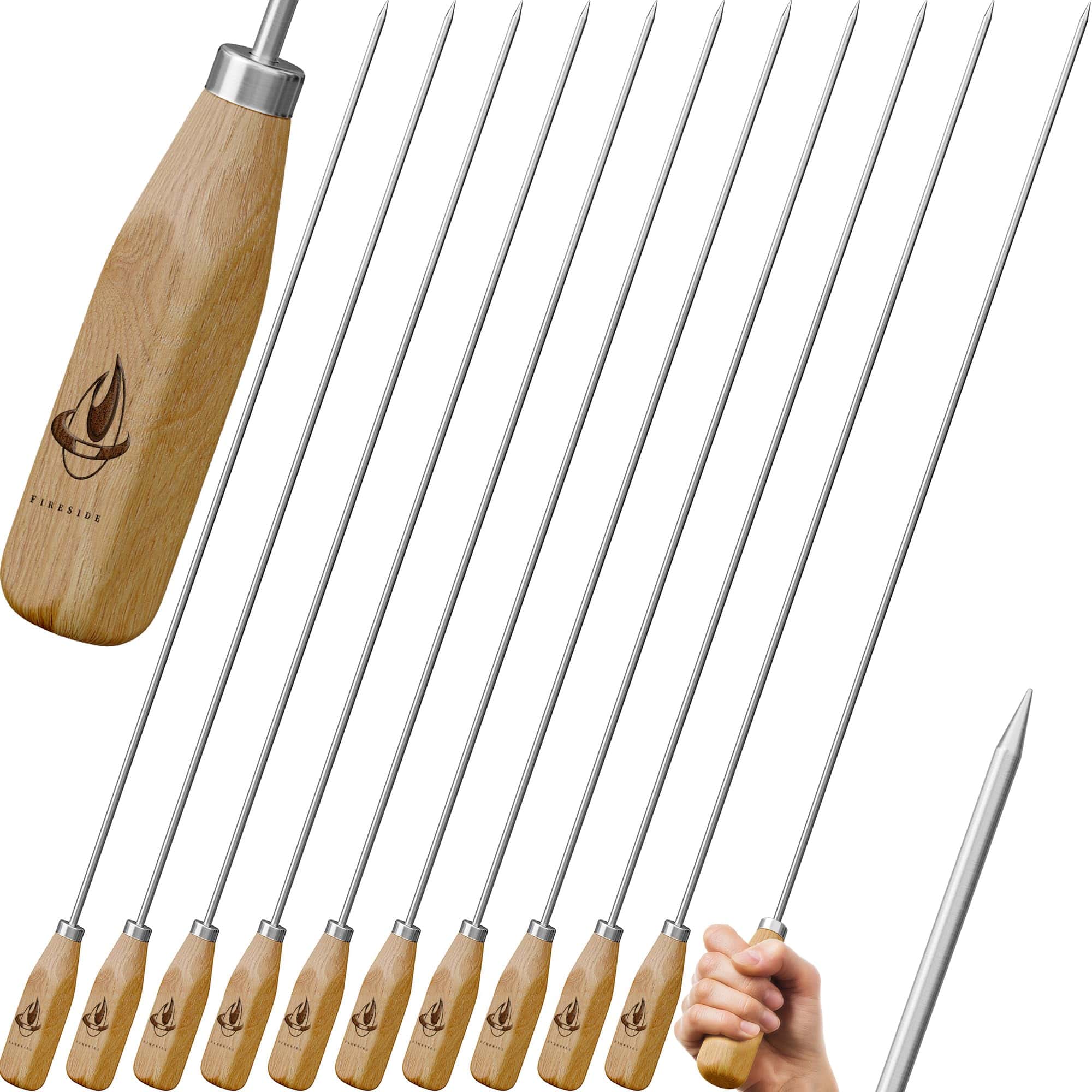 Palitos de Malvavisco para Fogata - 34" Palo para Asar