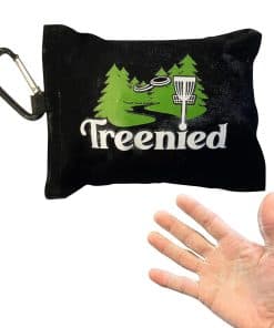 Bolsa de Tiza para Disco Golf con Clip (Negro) - Secado