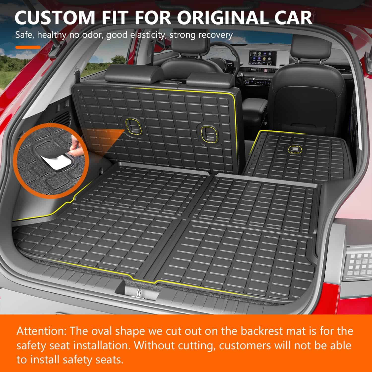 Tapete para piso Compatible con 2022-2025 Ioniq 5 Tapete - Imagen 4