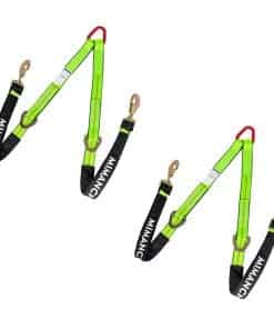 Correa de remolque pesada Mimanchi Axle V-Bridle 2" x 4', 2