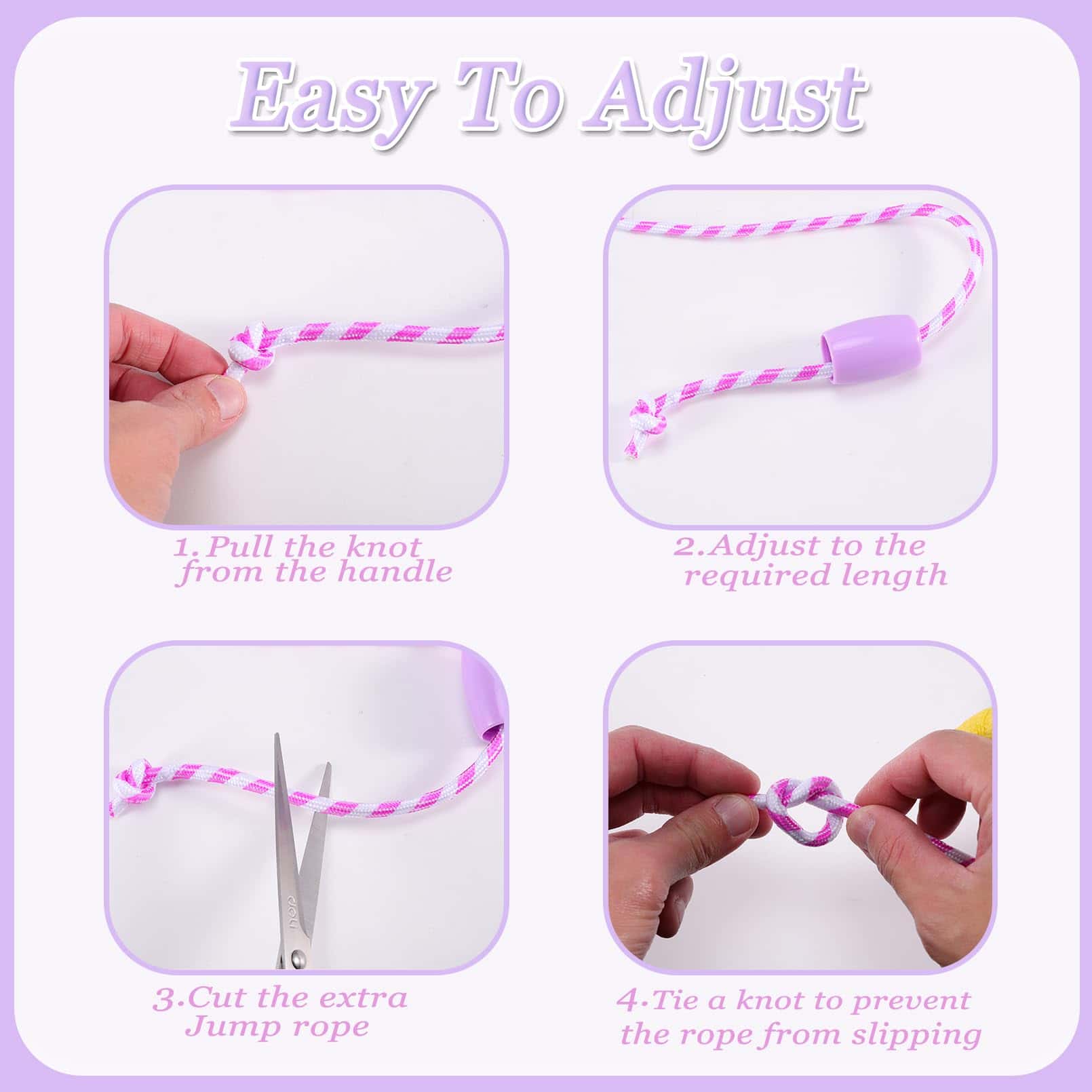 Dyrfolm 12 Pack Cuerda para Saltar para Niños, Cuerda de - Imagen 6