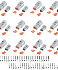 Kit de 96 conectores Deutsch DTP de 2 pines para automoción