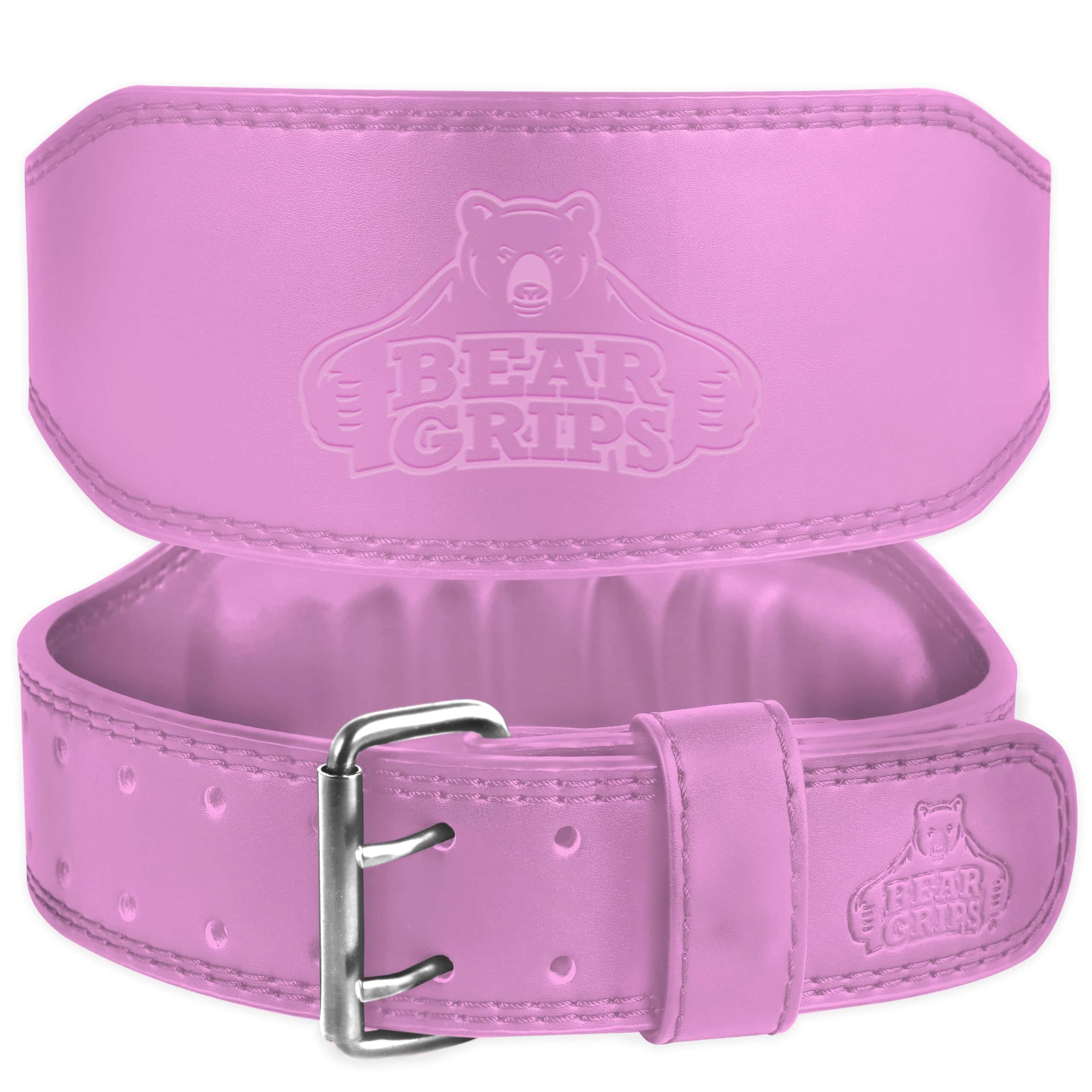 Cinturón de Levantamiento de Pesas Bear Grips -Rosa