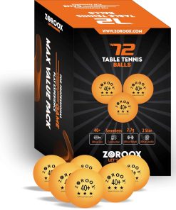Pelotas de Tenis de Mesa ZOROOOX de Alto -Naranja
