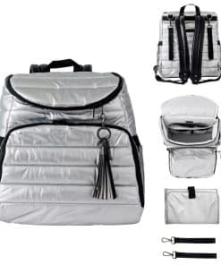 Mochila para pañales Citi Collective -Plata