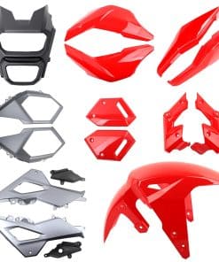 Kit de Carenado para Motocicleta Compatible -Rojo