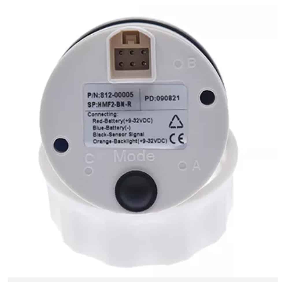 JIECAIZI 52mm/2-1/16" Medidor de nivel de combustible con - Imagen 5