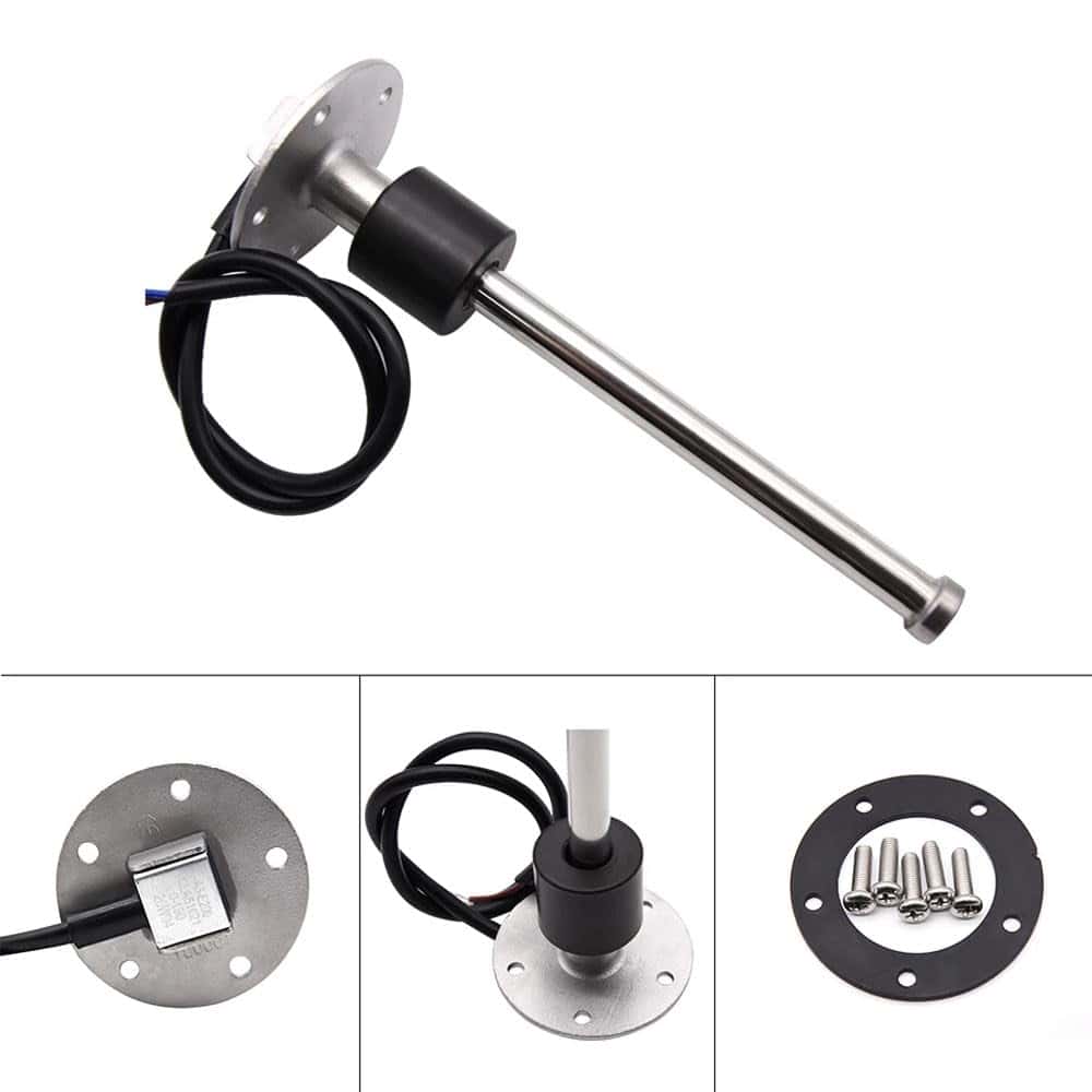 JIECAIZI 52mm/2-1/16" Medidor de nivel de combustible con - Imagen 7