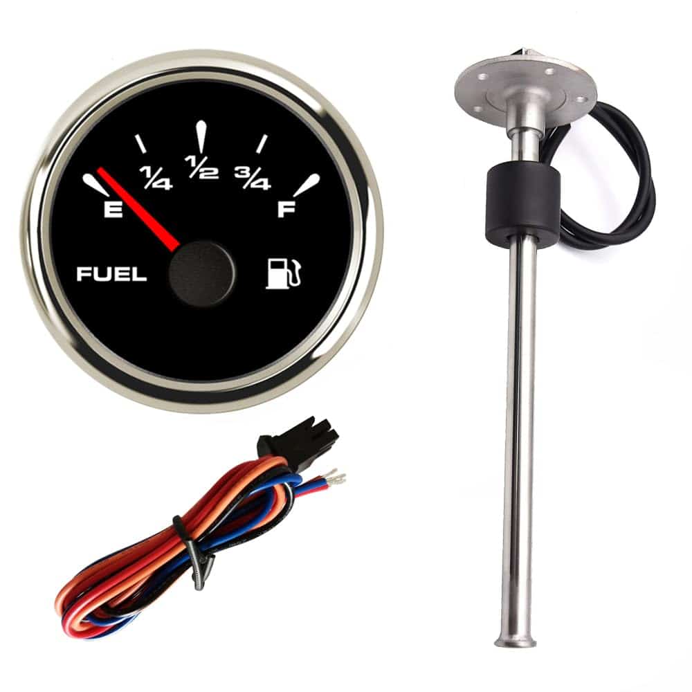 JIECAIZI 52mm/2-1/16" Medidor de nivel de combustible con