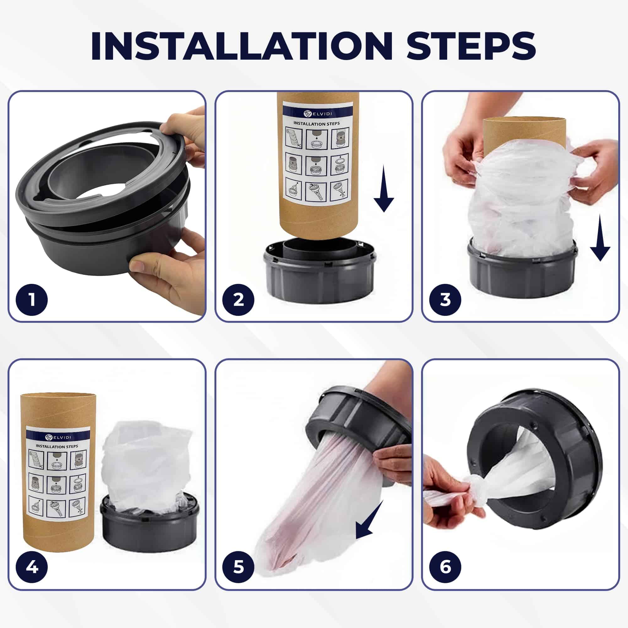 Recambios para botes de pañales 200m para bebés | Sin - Imagen 7