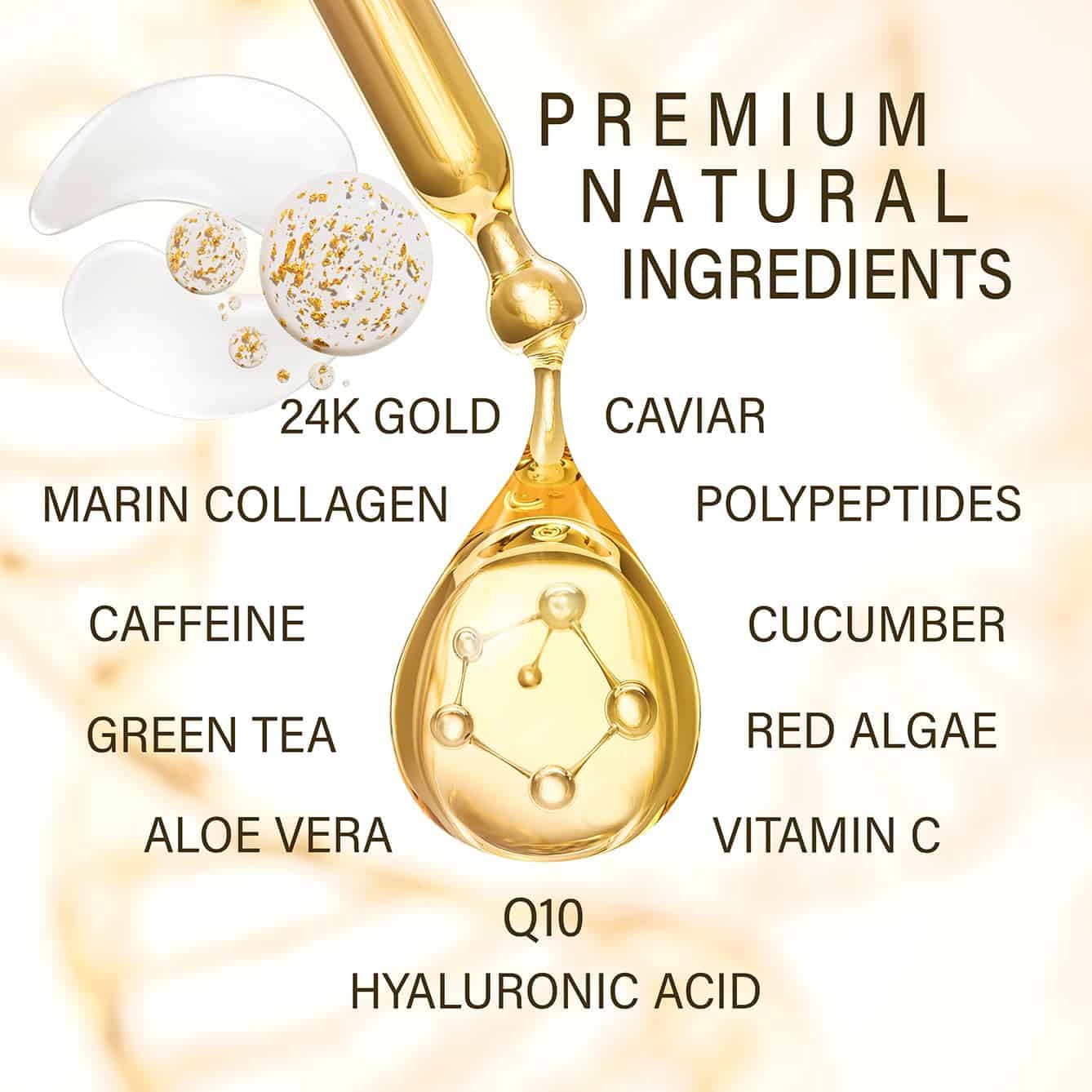 Set de Cuidado de Ojos DIANA DIORO 24K ULTIMATE - Lujosas - Imagen 4