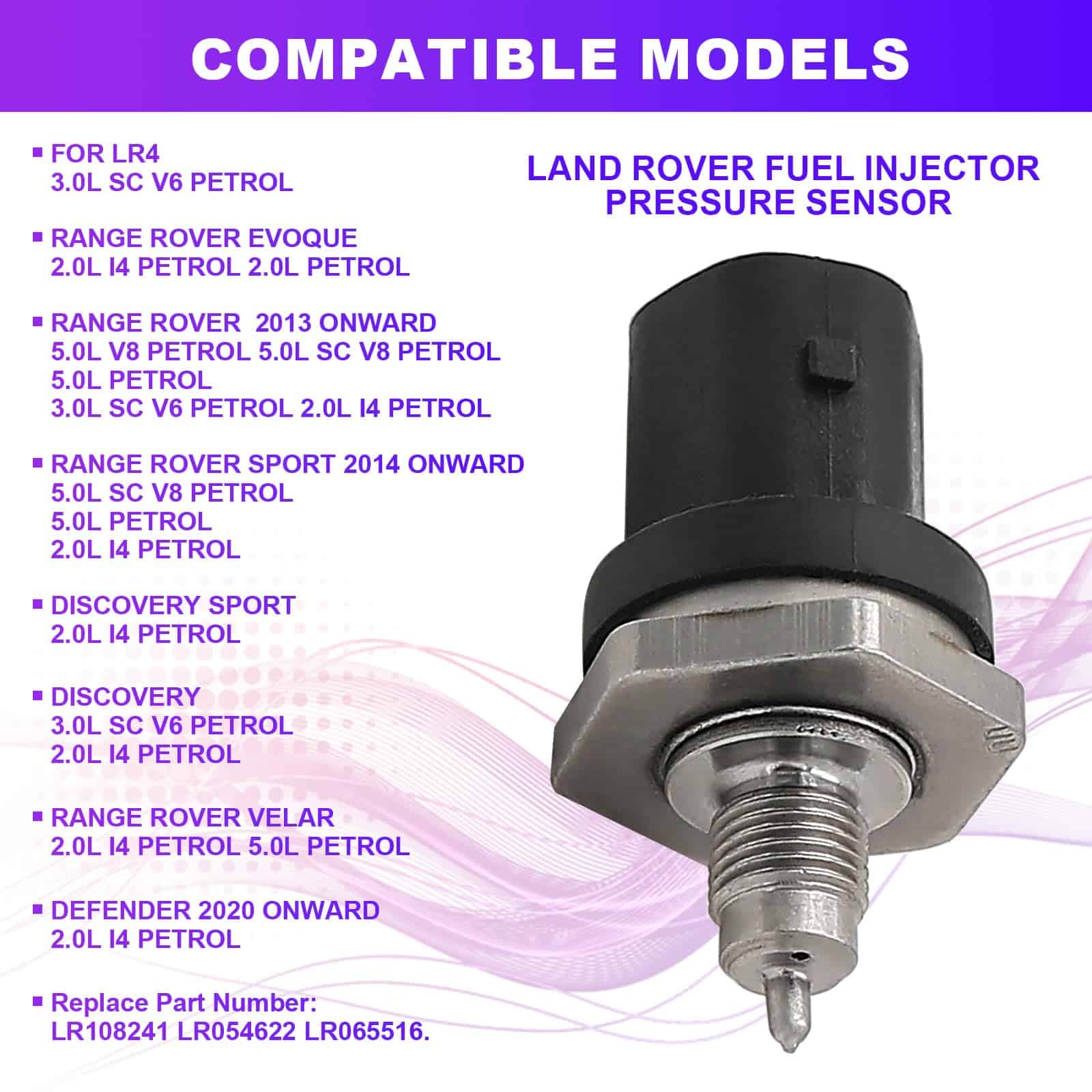 Sensor de presión del inyector de combustible compatible - Imagen 6