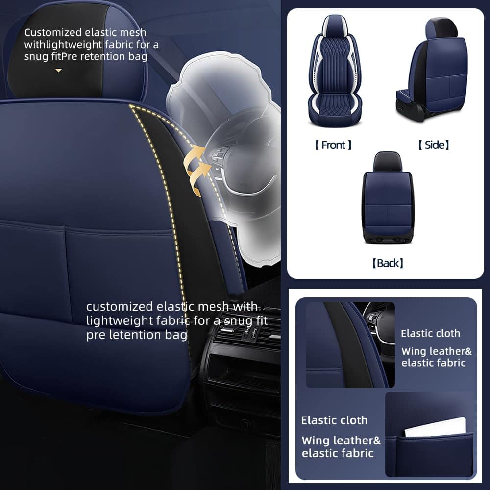 Fundas de Asiento de Cuero Fit for Chevrolet Car Equinox - Imagen 5