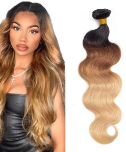 12A Grado Ombre Paquetes de Cabello Humano 18 Pulgadas