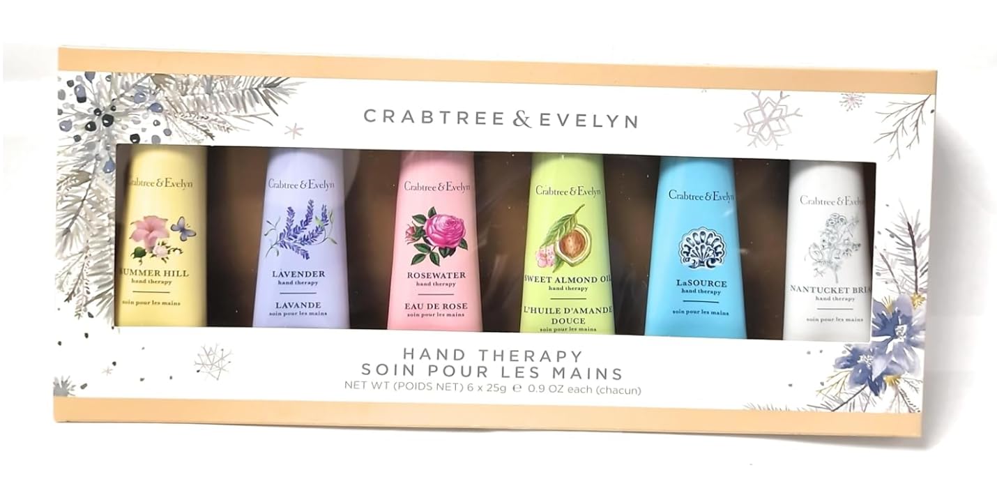 Paquete de 6 cremas de manos Crabtree & Evelyn Hand Therapy - Imagen 5