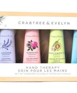 Paquete de 6 cremas de manos Crabtree & Evelyn Hand Therapy
