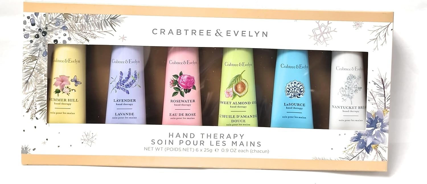 Paquete de 6 cremas de manos Crabtree & Evelyn Hand Therapy - Imagen 4