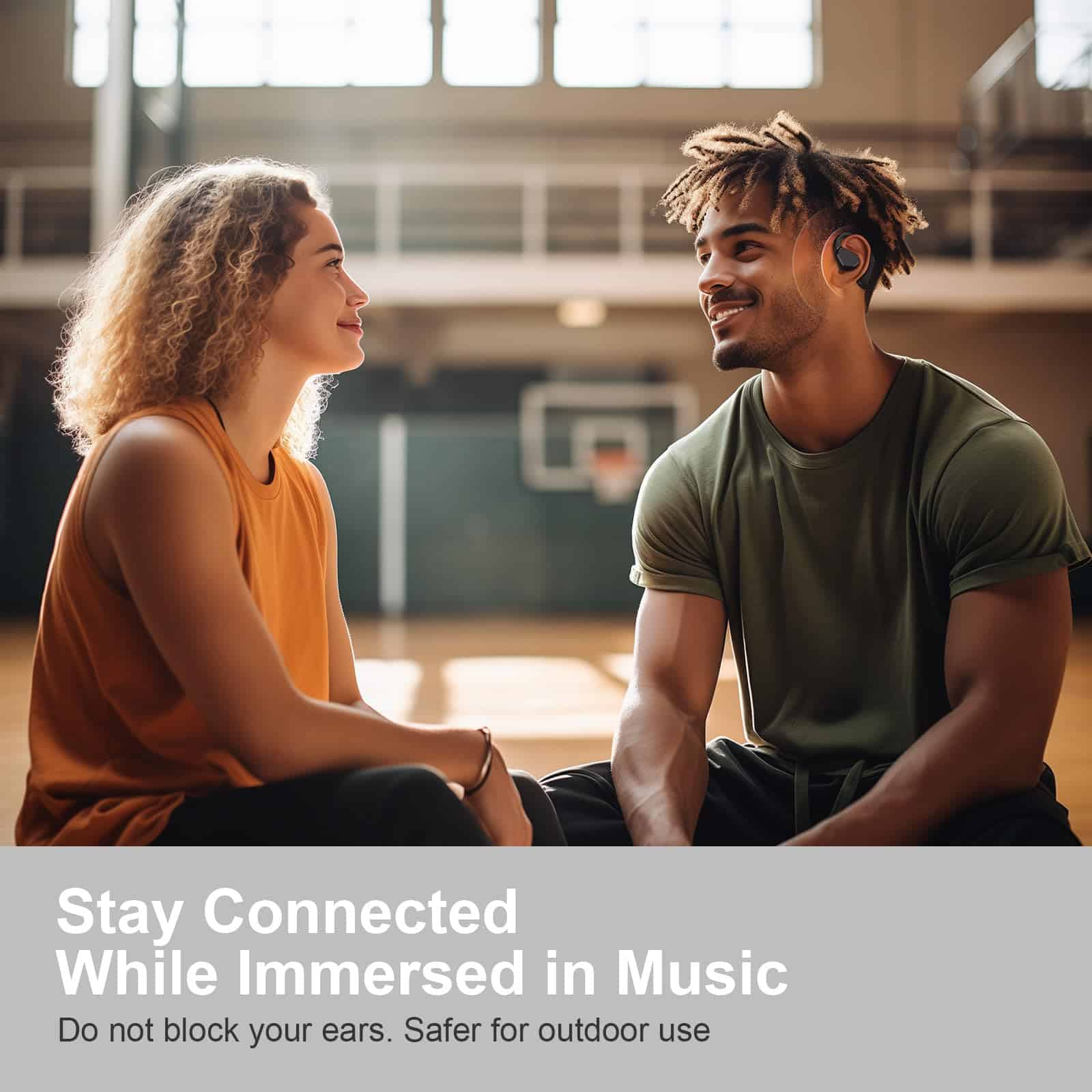 Auriculares de oído abierto, TTQ Bluetooth 5.3 Audífonos - Imagen 5