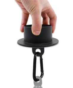 Agarre de Metal J Bryant con Mosquetón, Bloque de Pinza