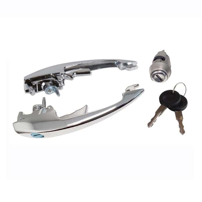 Kit de manijas de puerta DASPARTS 113898205MC con cilindro - Imagen 3