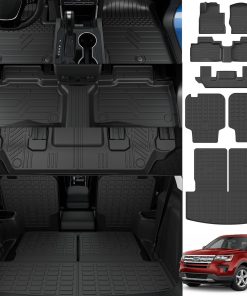 Tapete para piso de 6 asientos powoq Compatible con Ford