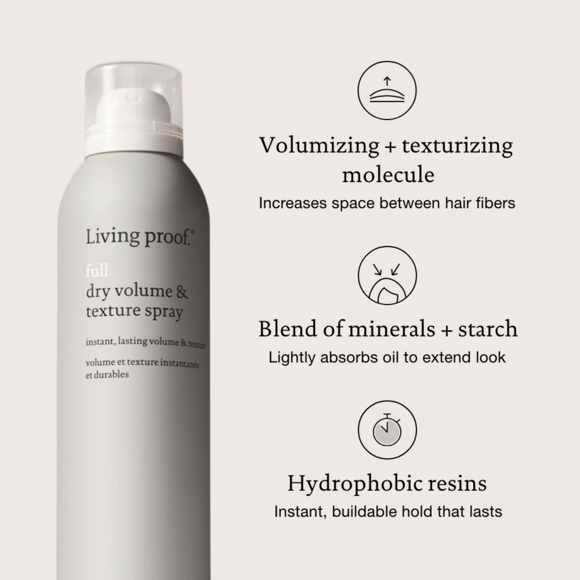 Living proof Full Dry Volume & Texture Spray, Spray - Imagen 6