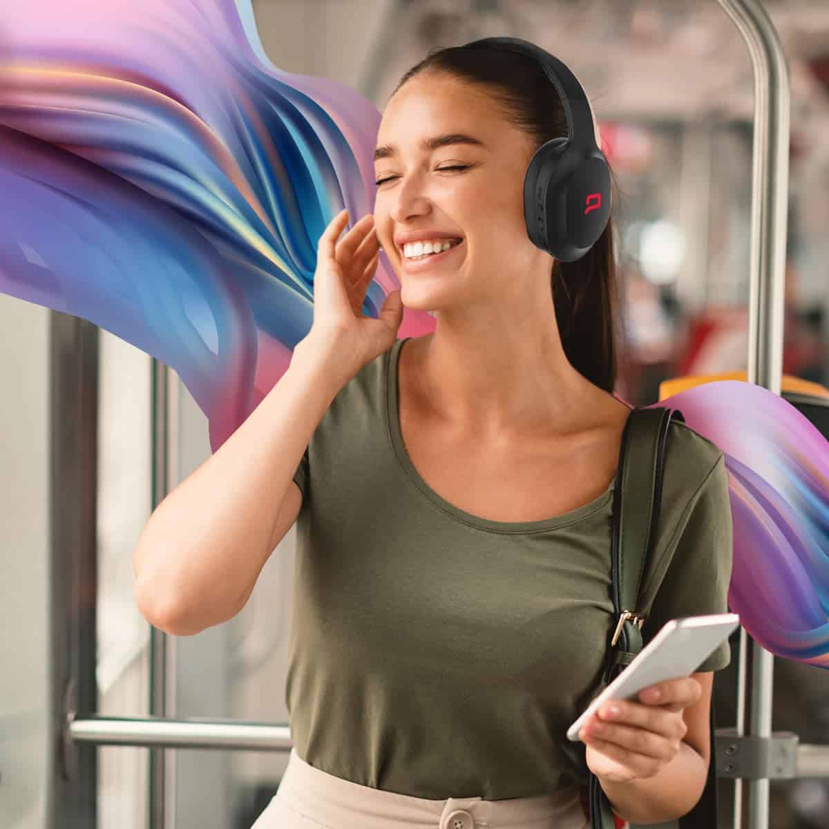 Audífonos Compaq con Cancelación de Ruido Activa, - Imagen 5