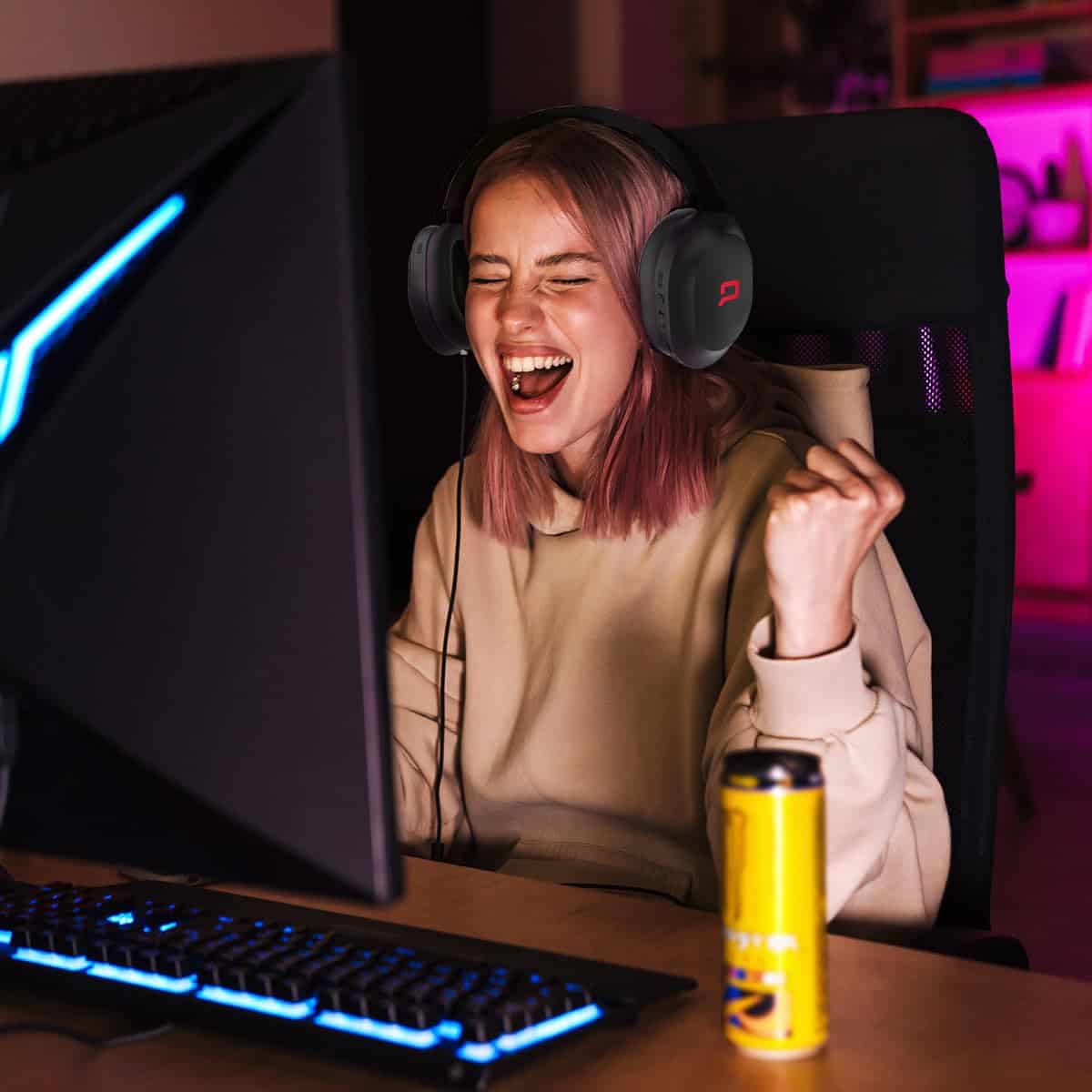 Audífonos Compaq con Cancelación de Ruido Activa, - Imagen 4