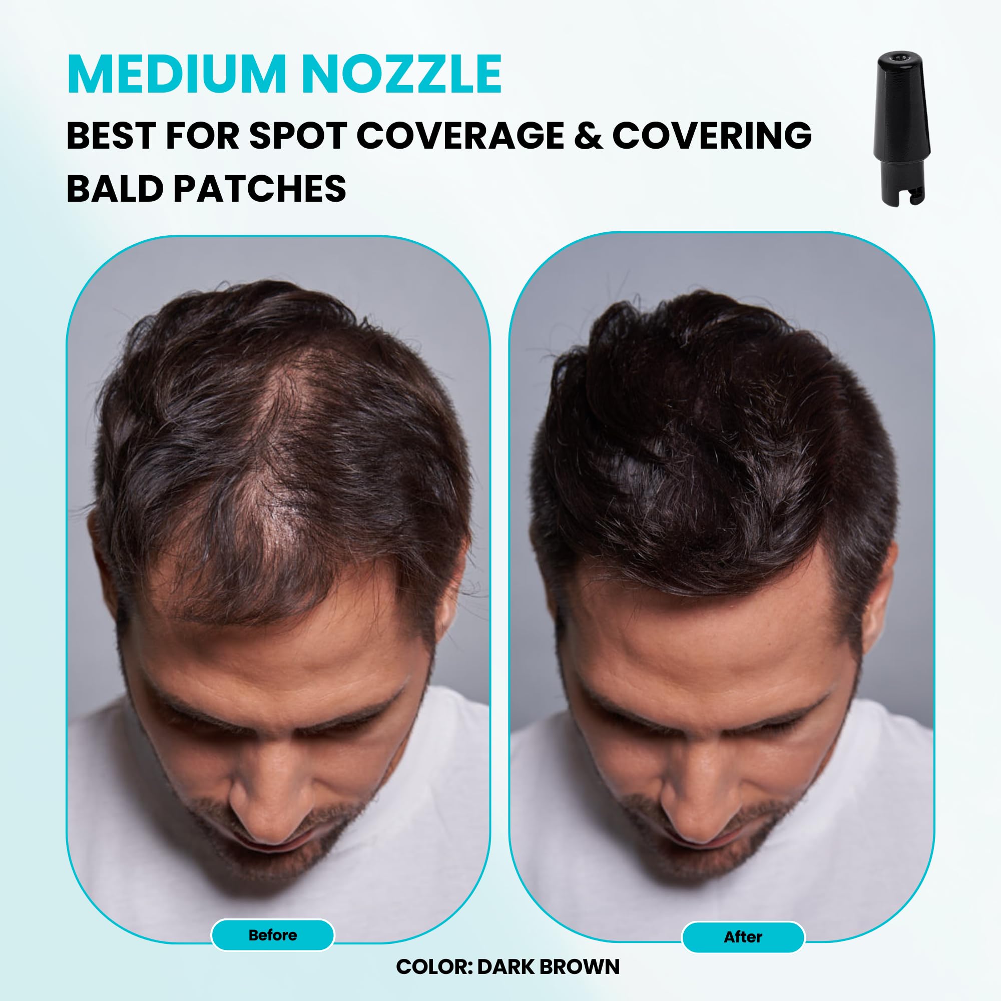 Fibras Capilares, 15G, con Aplicador de Bomba de BONO, - Imagen 7