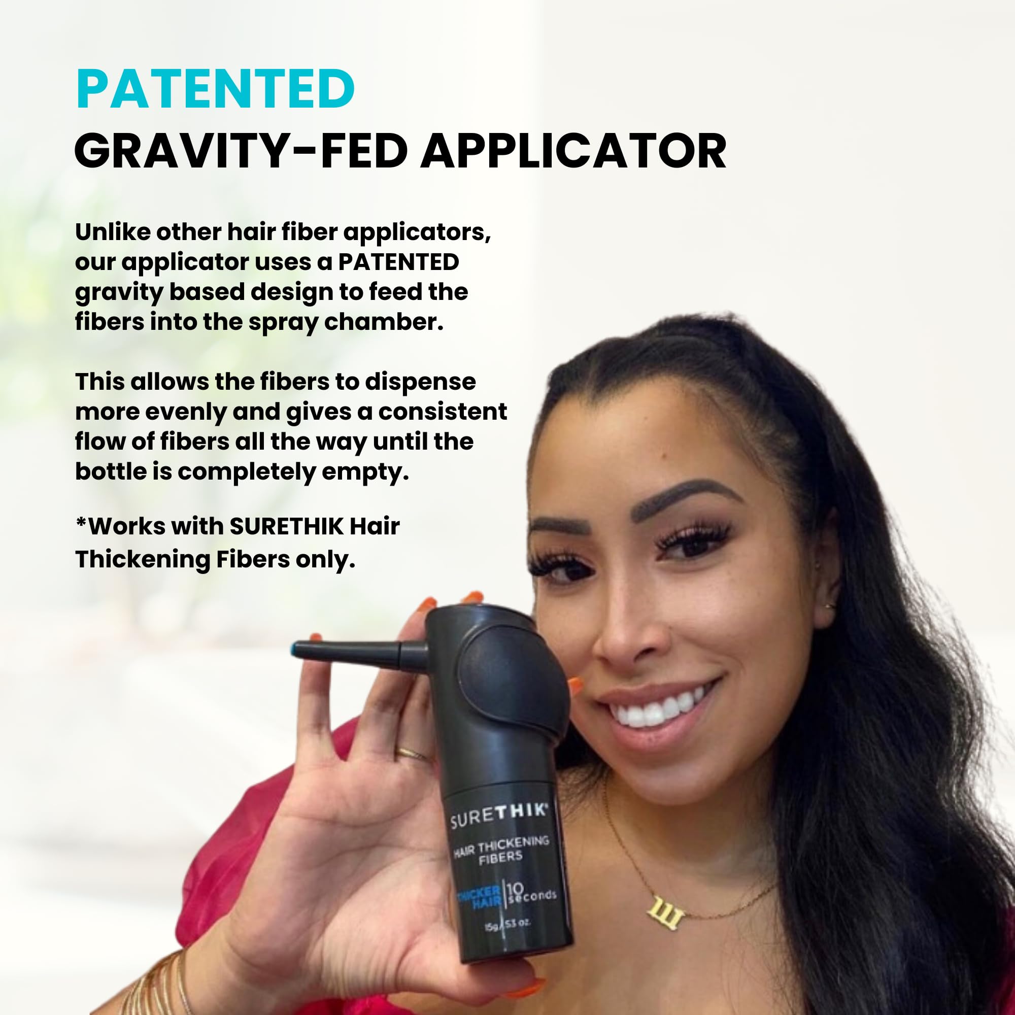 Fibras Capilares, 15G, con Aplicador de Bomba de BONO, - Imagen 3