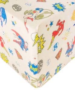 Sábanas de Cuna de Punto Premium de Copper -Justice League