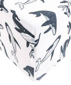 Sábana ajustable de punto premium Copper Pearl para cuna /