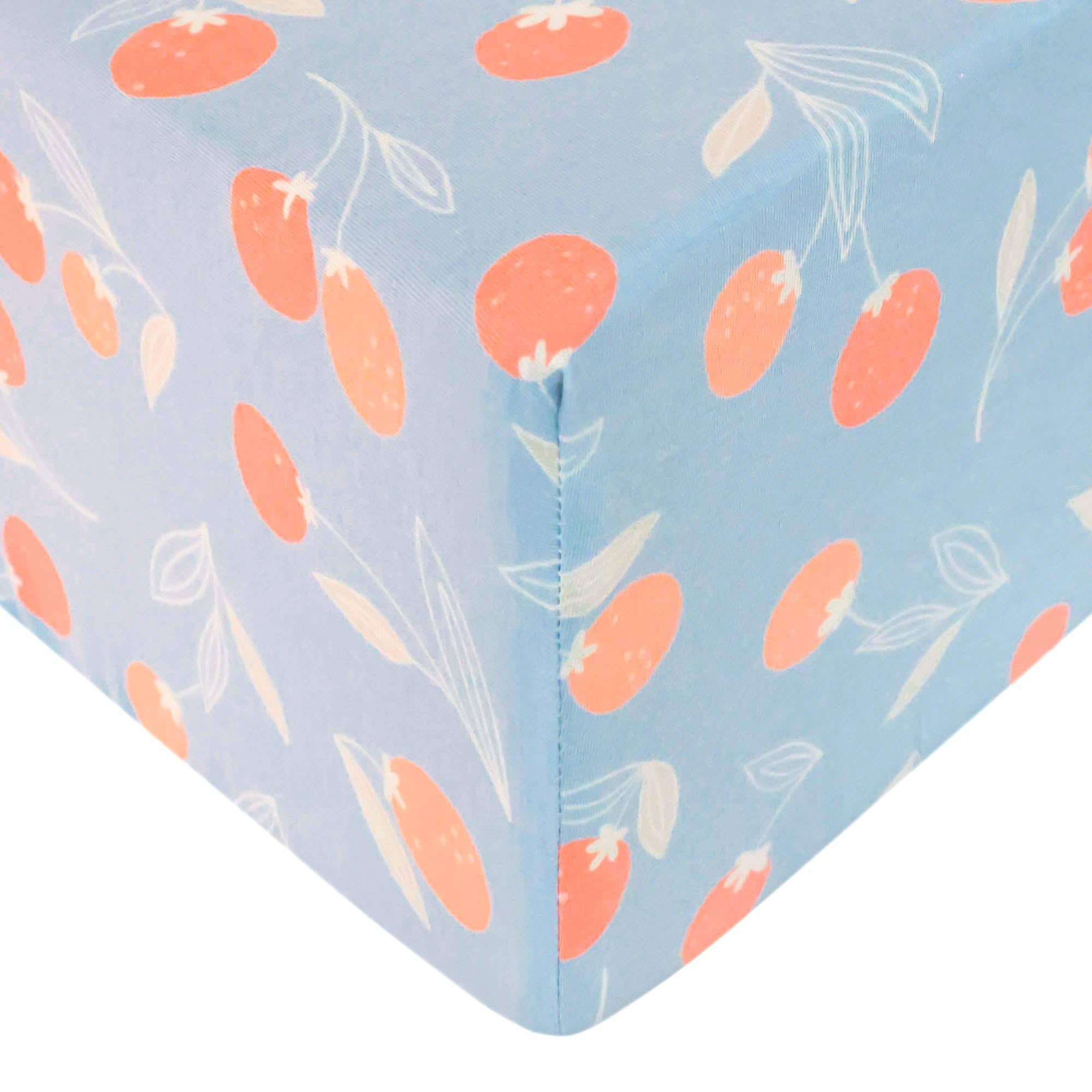 Sábana de cuna ajustada de punto -Clementine