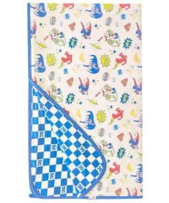 Manta de bebé de la Liga de la Justicia Copper Pearl: Manta