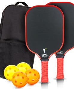 Juego de Palas de Pickleball DCC Online (Rojo)