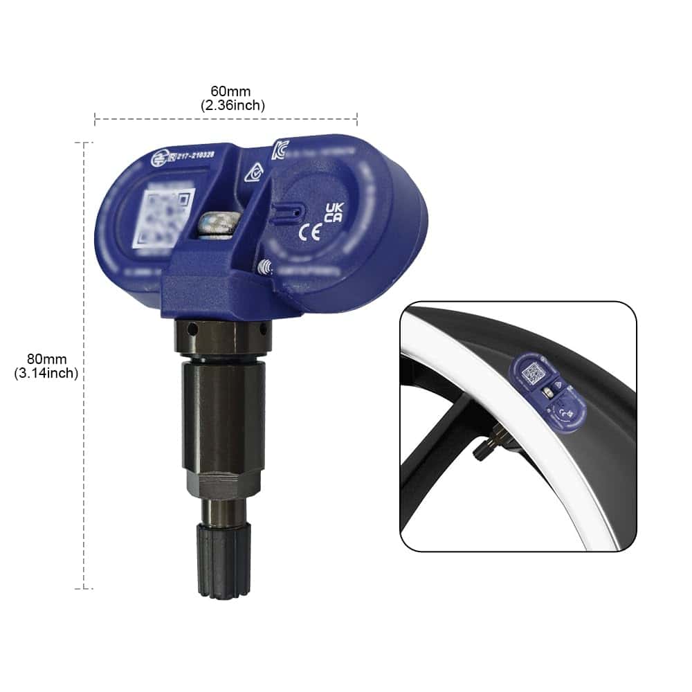 Par de sensores internos TPMS SYKIK SRTPTSLA compatibles - Imagen 7