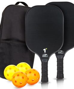 Juego de Palas de Pickleball DCC Online (Negro)